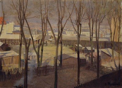 La Butte von Santiago Rusiñol